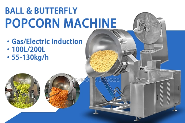 Large popcorn equipment