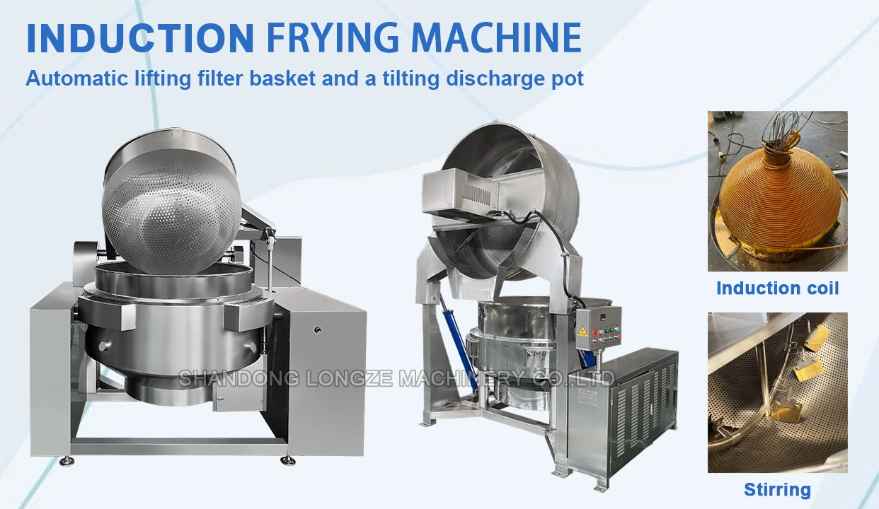 automatic electric induction fryer