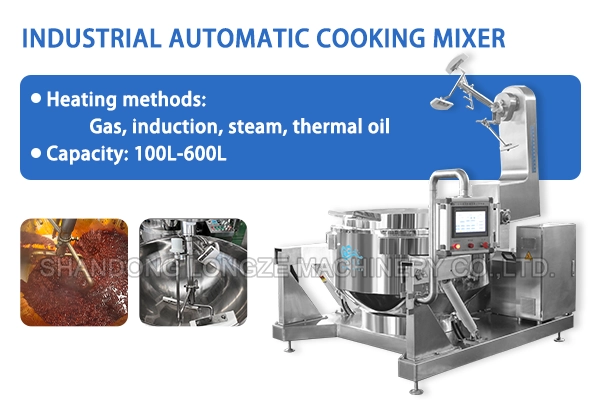 hot sauce food industrial mixer, planetary stirrer for food production
