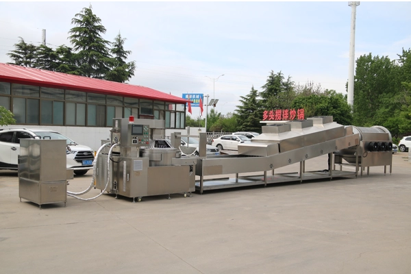 industrial popcorn machine, automated popcorn production line, high-capacity popcorn equipment