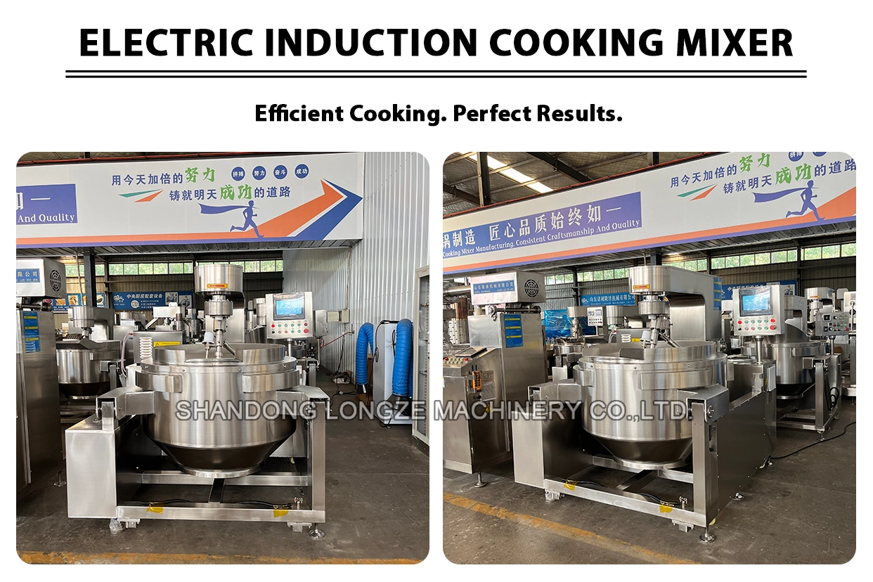 100L to 600L electric induction planetary cooking mixer capacity options