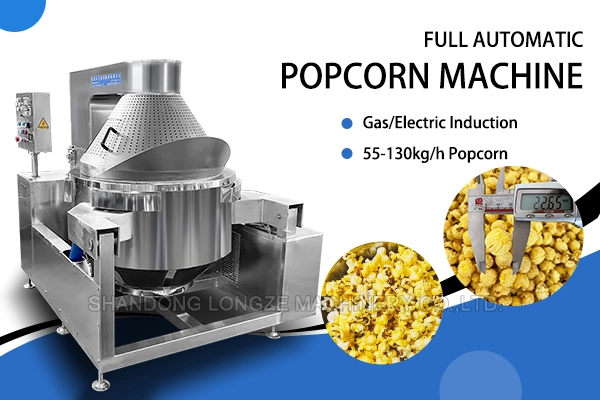 electric induction heating popcorn machine