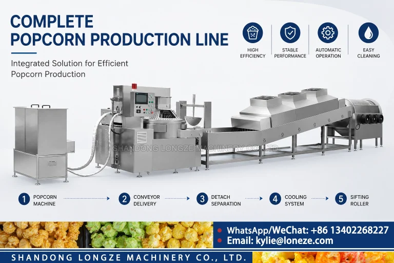 Industrial Popcorn Production Line Manufacturer
