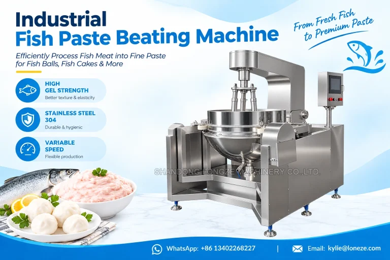 Industrial Surimi Beater fish paste beating machine for fish ball production