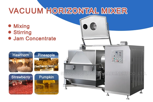 horizontal mixer machine