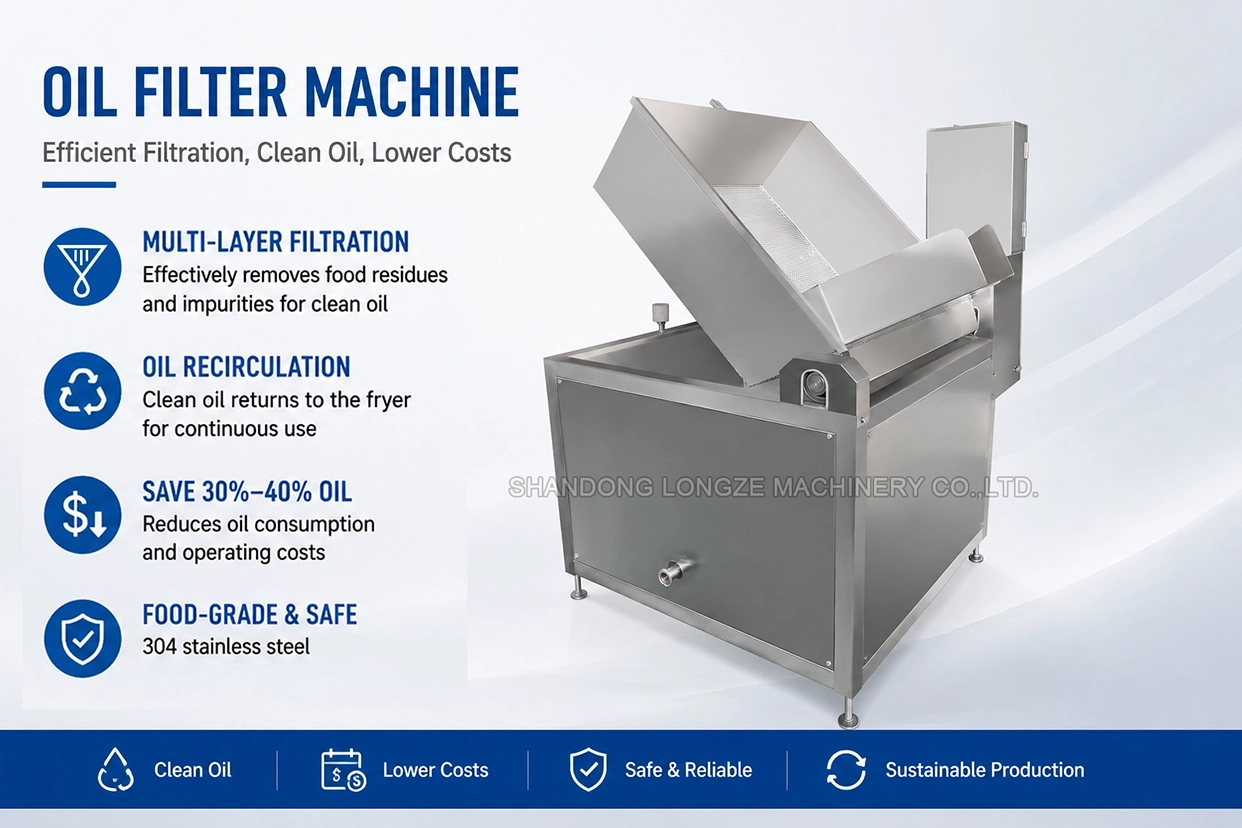 coated peanut production line-oil filter machine
