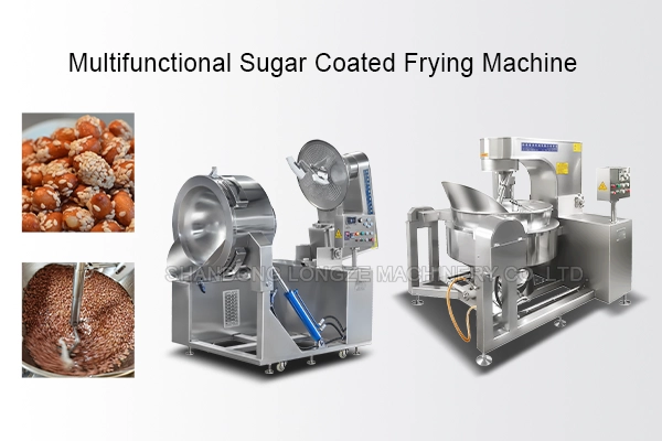 Multifunctional Stainless Steel Fried Nuts Sugar Coating Machine,Sugar Coating Frying Machine,Nut Processing Production Line,Oil Filter Machine For Frying,Octagonal Mixing Coating Machine