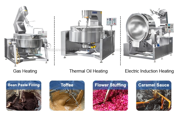 Industrial curry sauce mixer,Fully automatic cooking mixer,High-efficiency sauce production machine