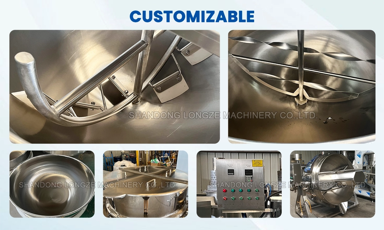 industrial cooking kettle uses,jacketed mixing kettle applications