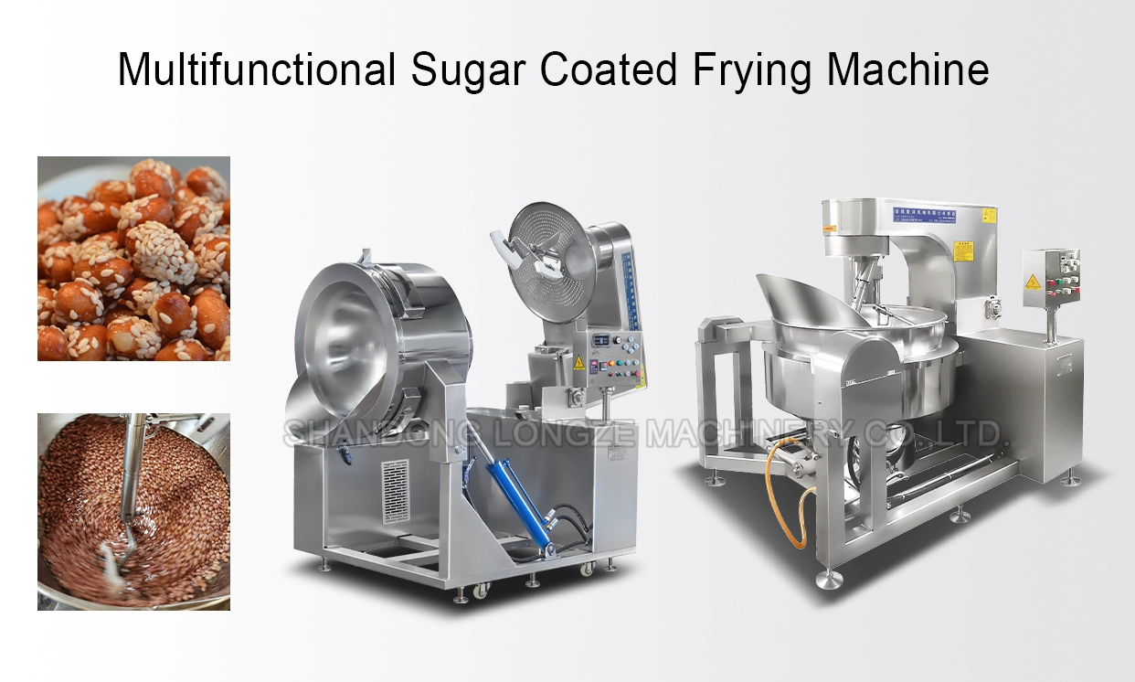 Multifunctional Stainless Steel Fried Nuts Sugar Coating Machine,Sugar Coating Frying Machine,Nut Processing Production Line,Oil Filter Machine For Frying,Octagonal Mixing Coating Machine