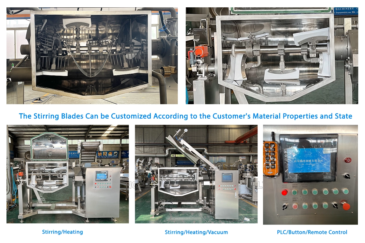 Vacuum Horizontal Mixer Machine Vacuum Horizontal Mixer, Industrial Food Mixing Equipment,Fruit Preserve Mixer