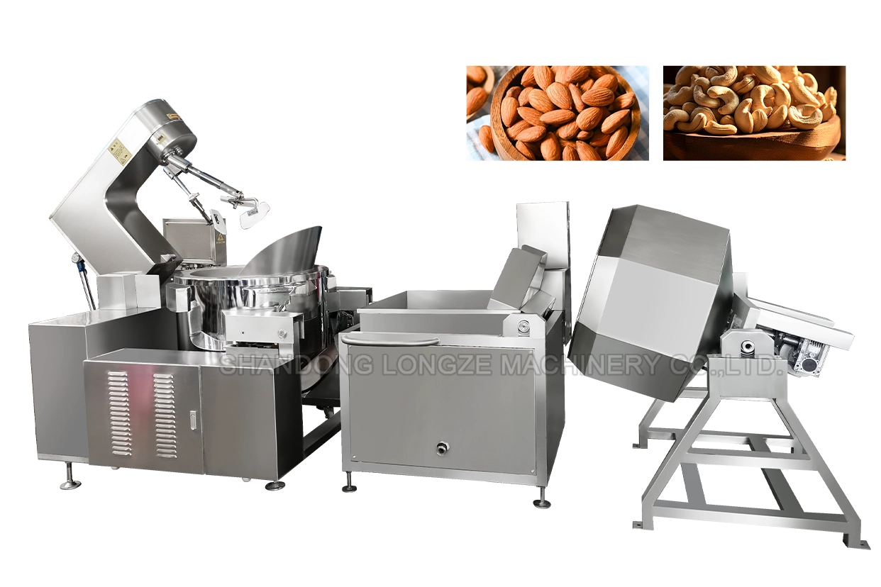 Multifunctional Stainless Steel Fried Nuts Sugar Coating Machine,Sugar Coating Frying Machine,Nut Processing Production Line,Oil Filter Machine For Frying,Octagonal Mixing Coating Machine