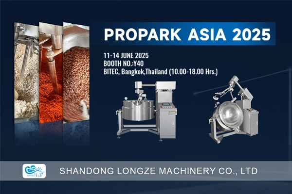 Steam Cooking Mixer Thailand,Food Processing ProPak 2025,CE-certified Planetary Stirrer,Sustainable Sauce Machinery Bangkok