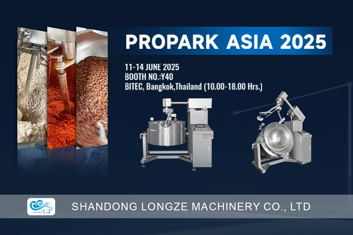 Steam Cooking Mixer Thailand,Food Processing ProPak 2025,CE-certified Planetary Stirrer,Sustainable Sauce Machinery Bangkok