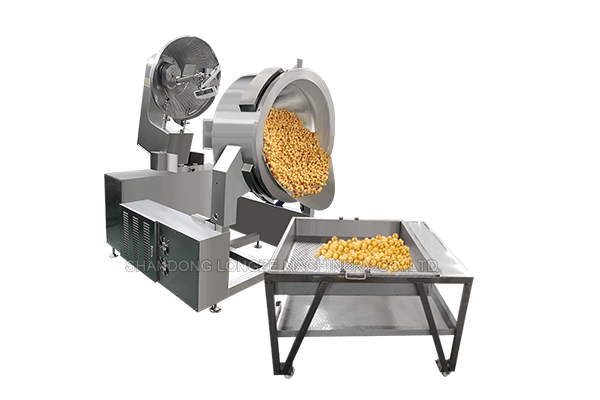 industrial popcorn machine, automated popcorn production line, high-capacity popcorn equipment