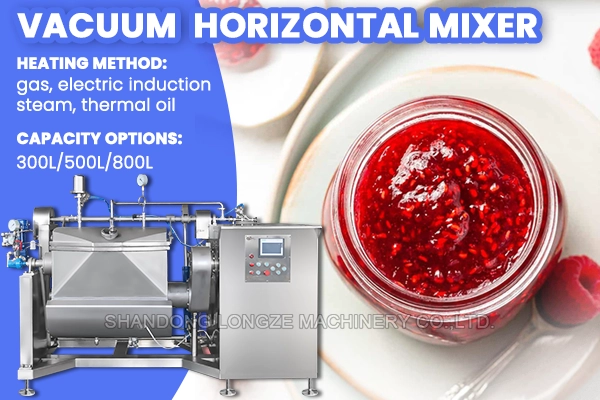 steam-heated vacuum hHorizontal mixer